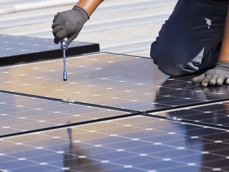 Solar installer