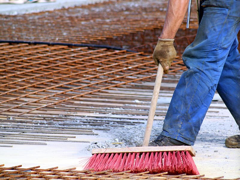 Post-construction cleaning